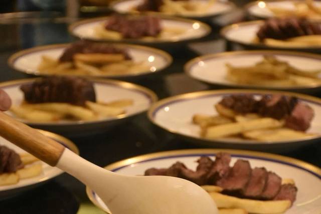 Filete de res con papas
