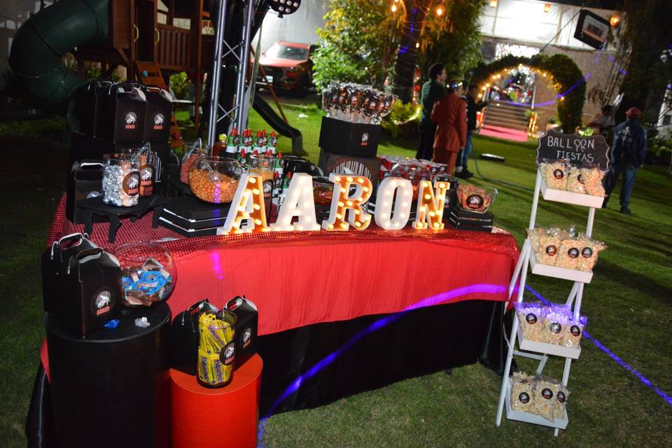 Mesas de dulces