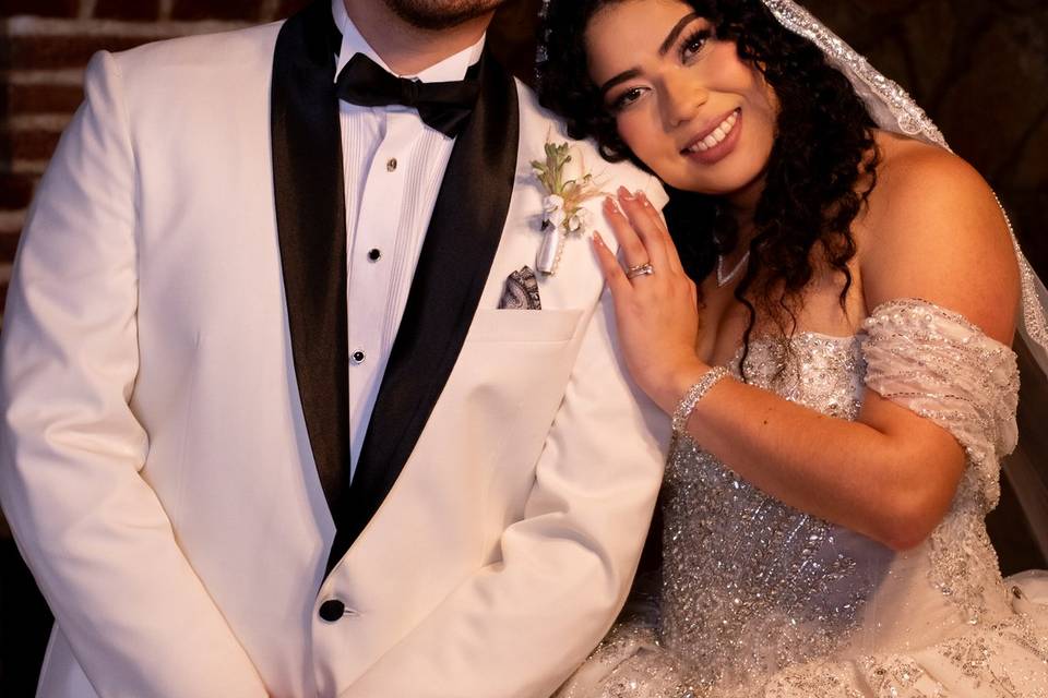 Novios en la villa