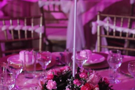 Decoraciones del evento