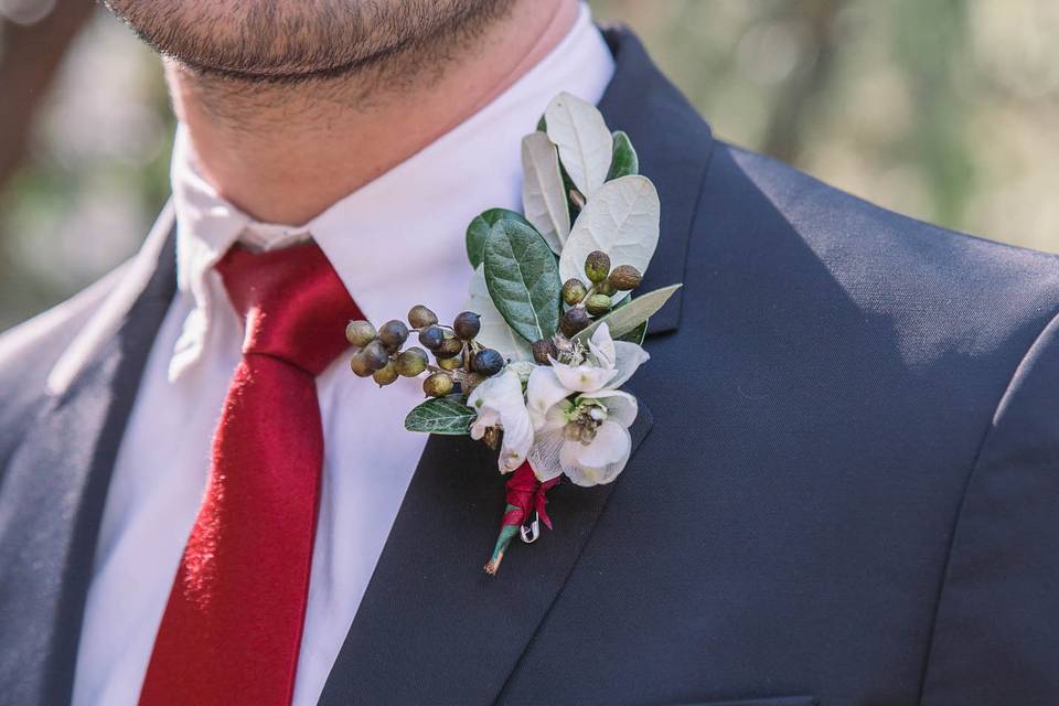 Boutonniere de novio