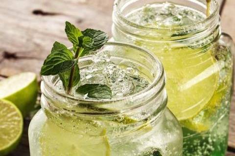 Mojito en vaso mason jar