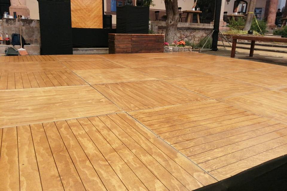 Pista de madera