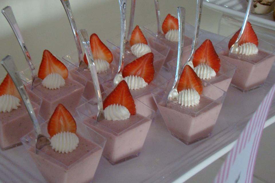 Mousse de fresa