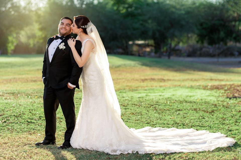 Pareja en el campo