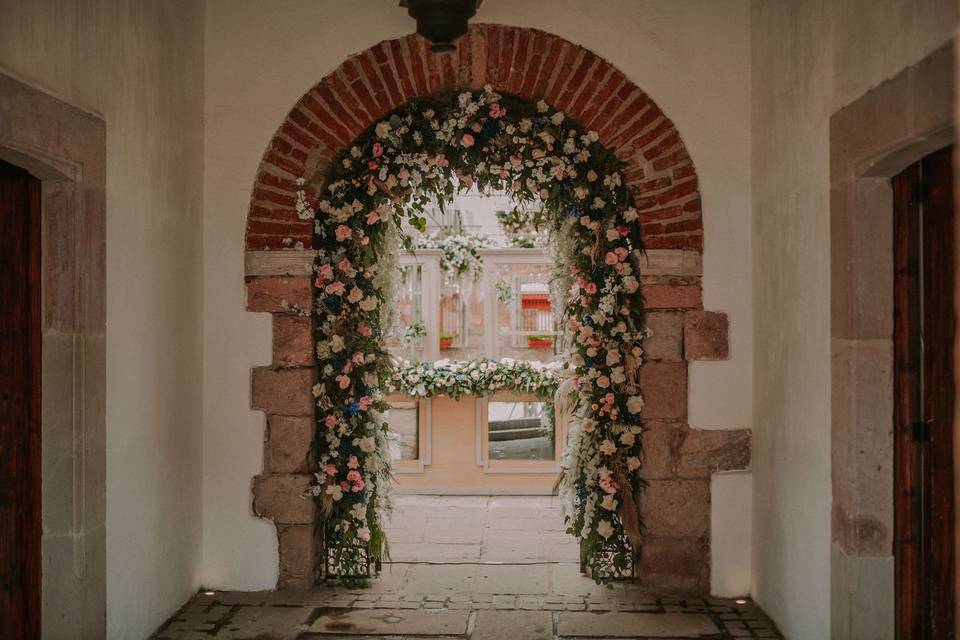 Arco entrada boda