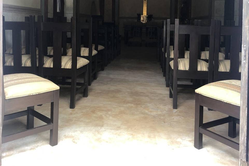 Hacienda con capilla