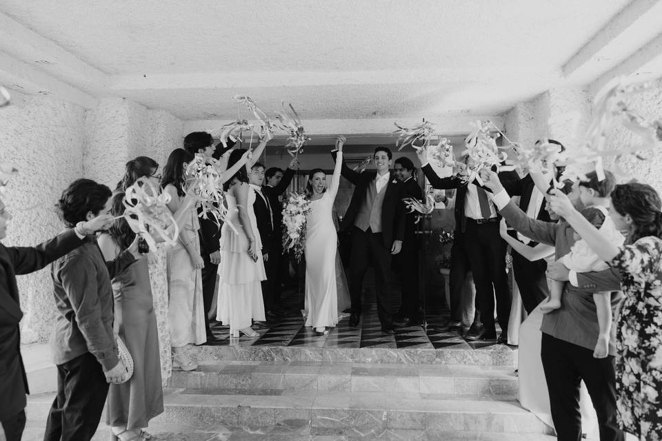 Salida de novios