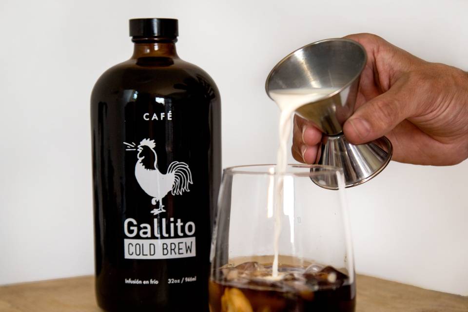 Gallito Cold Brew+ leche de coco