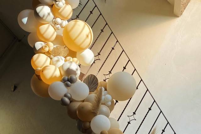 Escalera decorada
