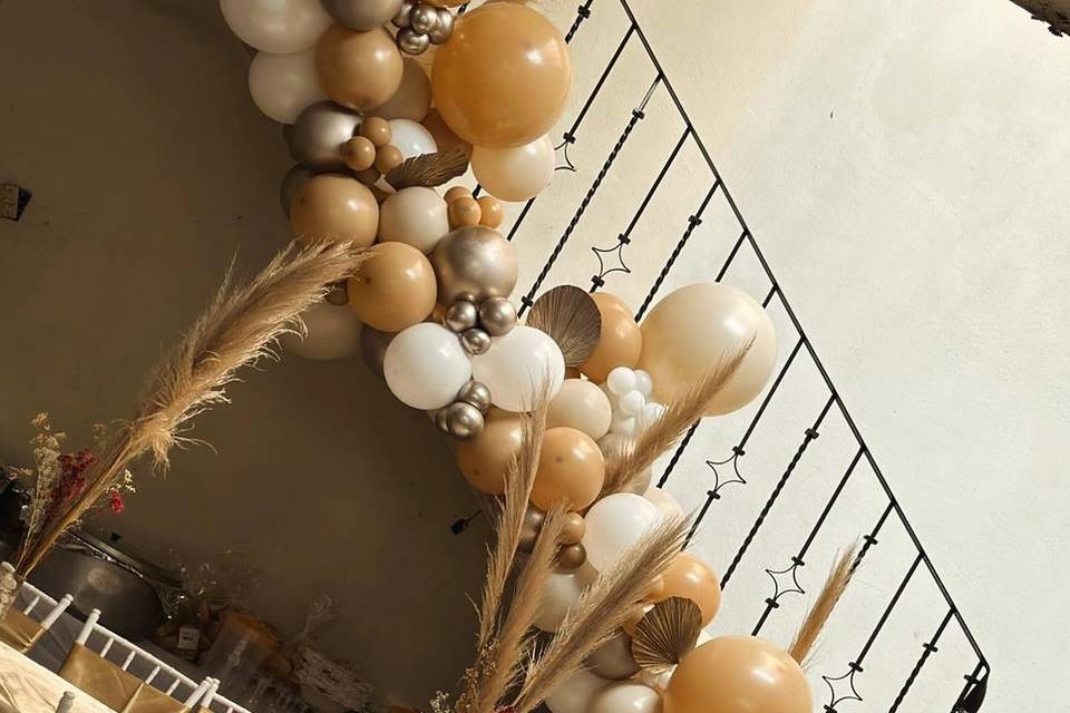 Decoración con globos