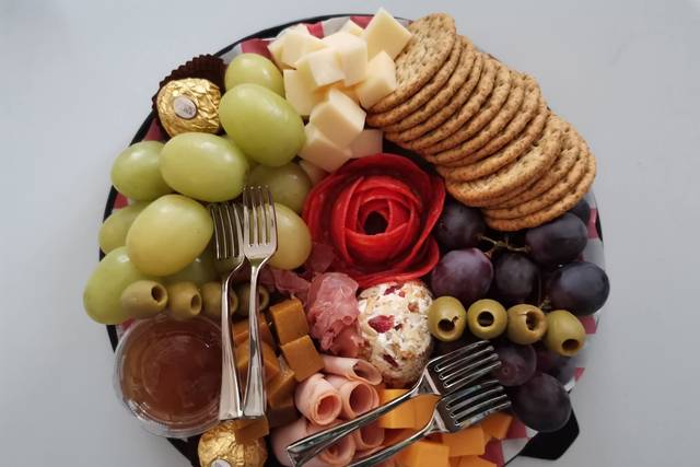 Charola de charcuteria