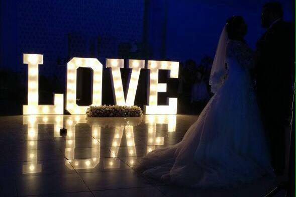 Love de focos vintage