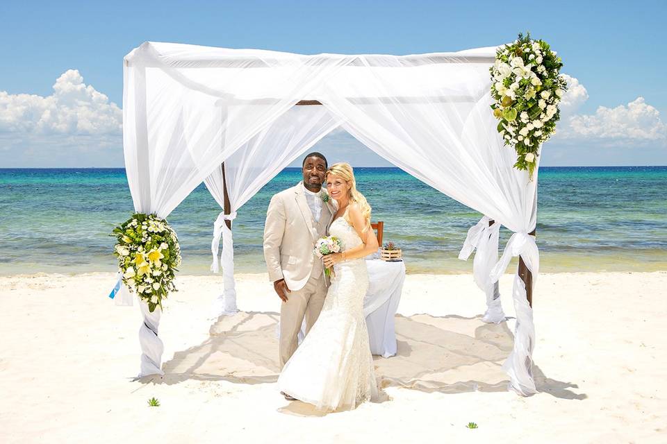 Boda en la playa