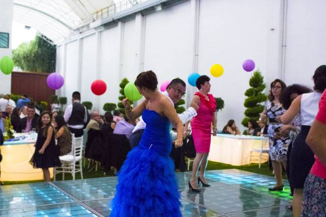 Una boda colorida