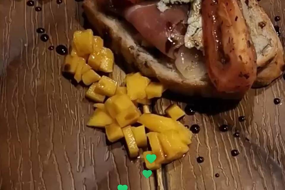Brusqueta de jamón serrano