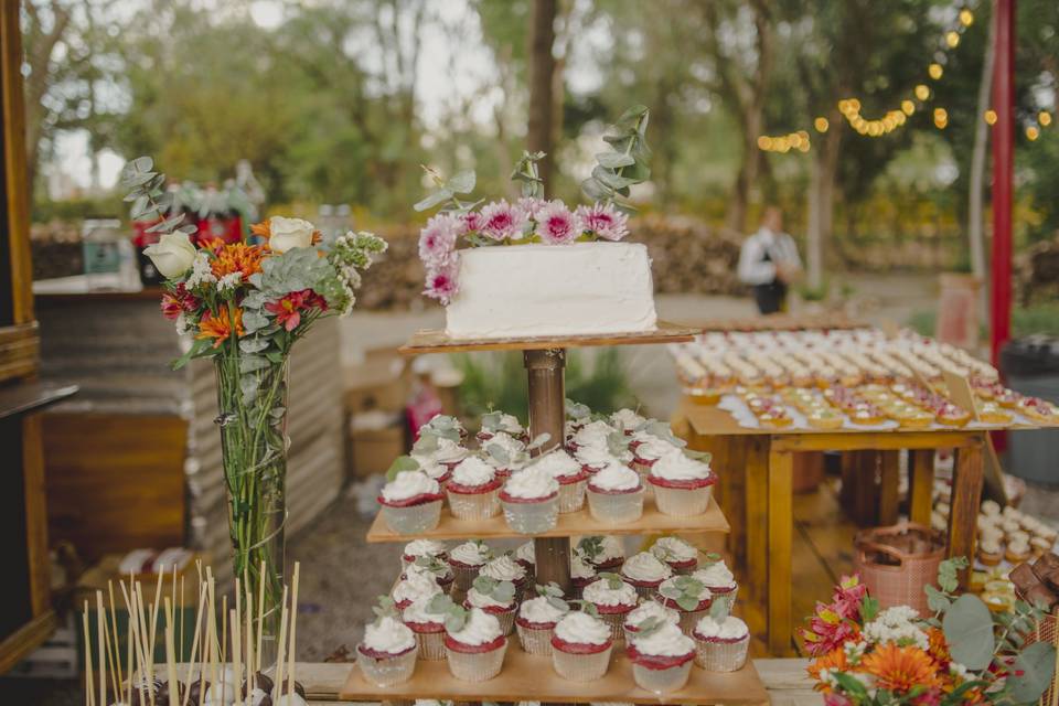 Mesa de postres boda