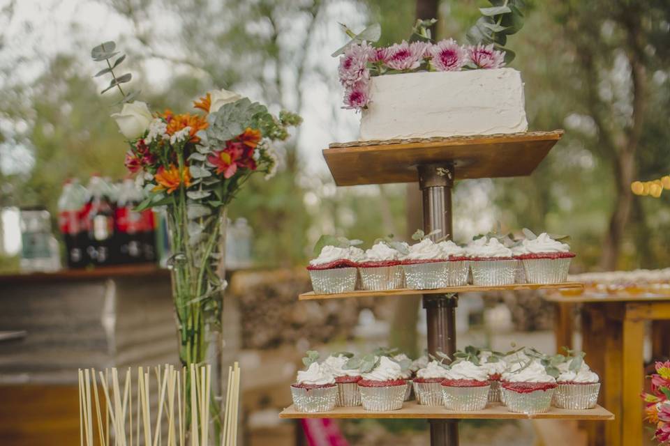 Mesa de postres boda