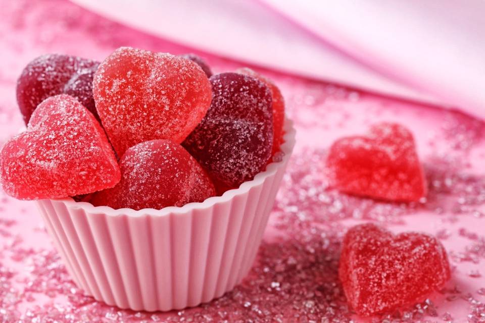 Gomitas de corazón