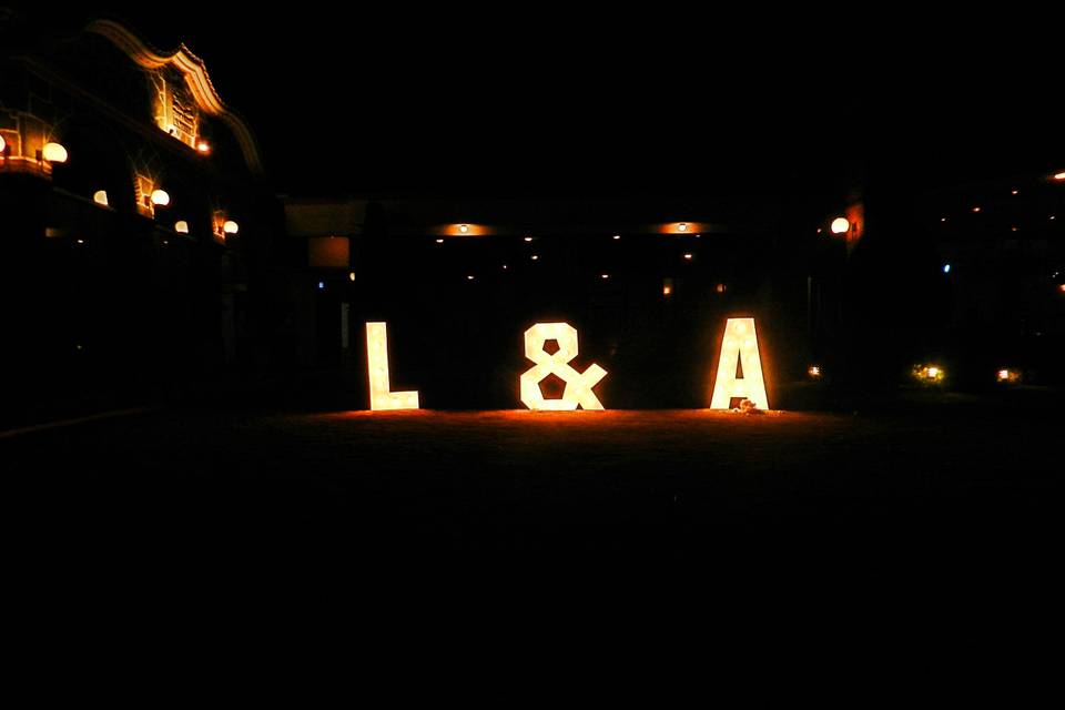 Letras iluminadas