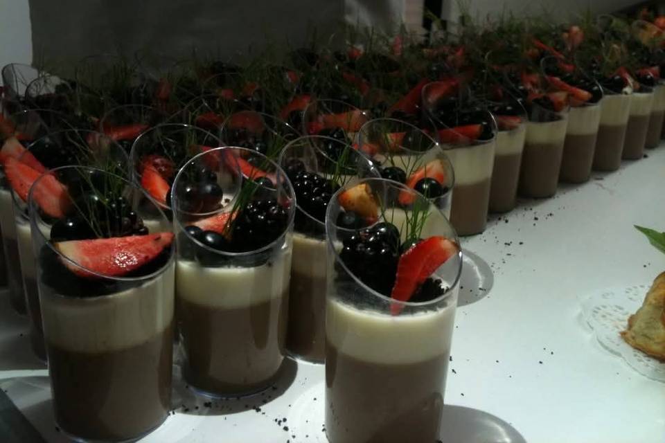 Mousse de tres chocolates