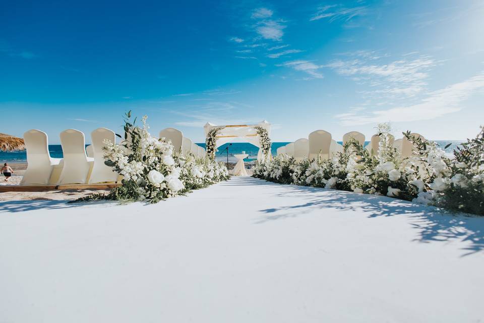 Ceremonia en playa