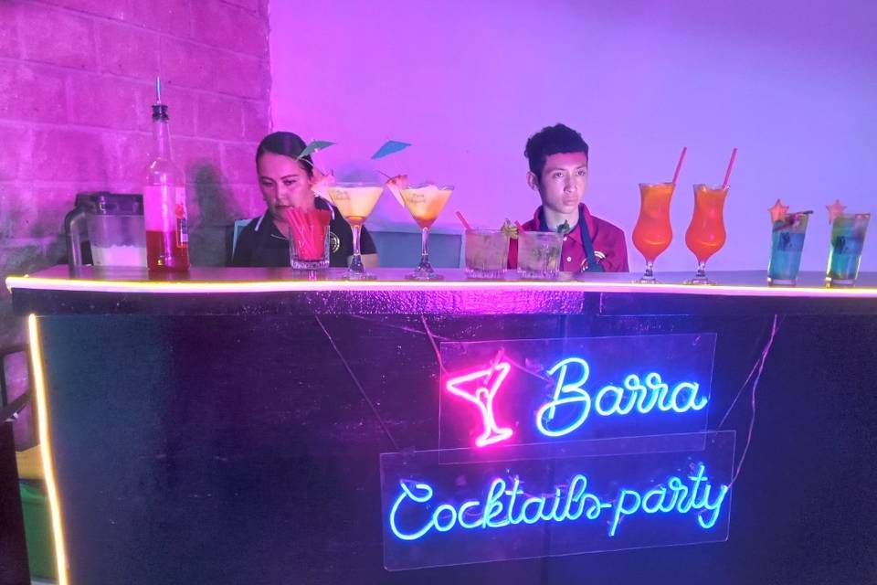 Barra cocktails party