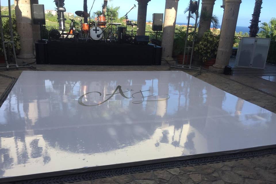 Wedding dance floor