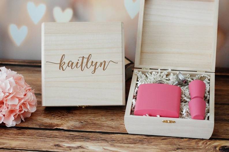 Cajas para invitación de damas