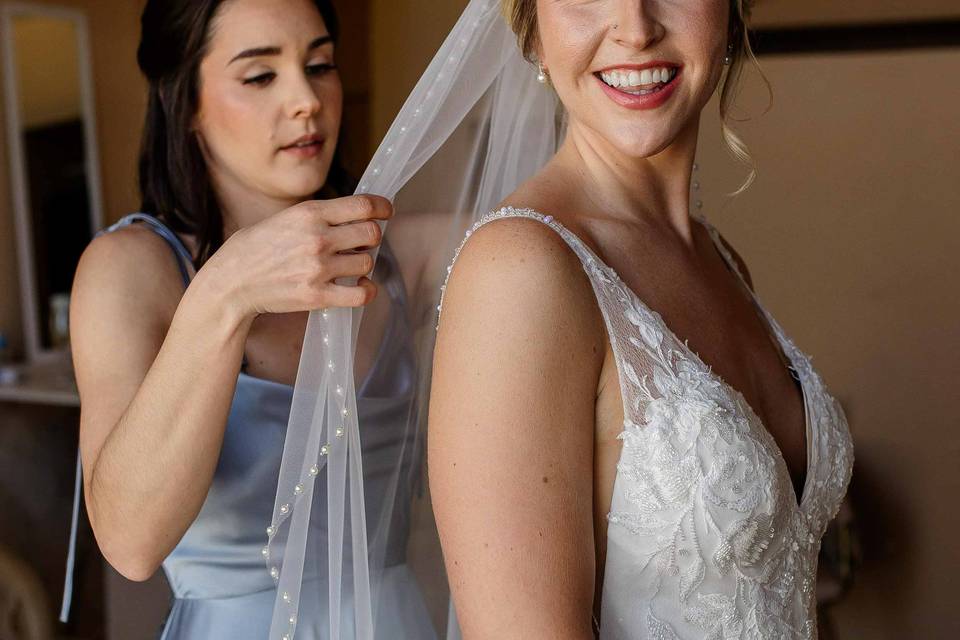 Blue Venado Bride Wedding Day