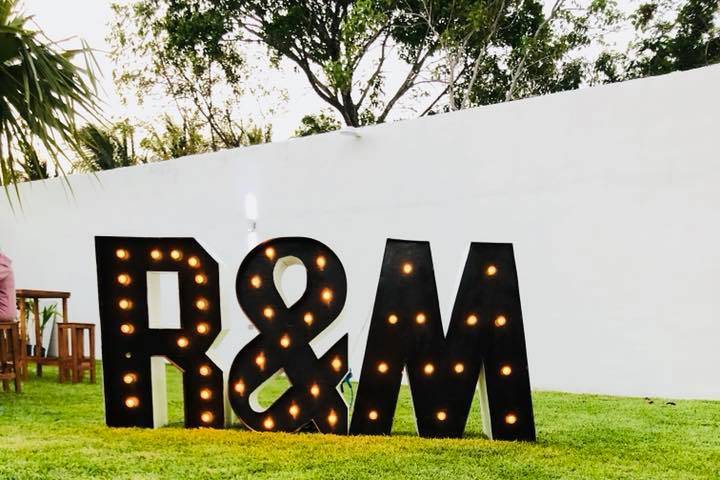 Decoración por los novios