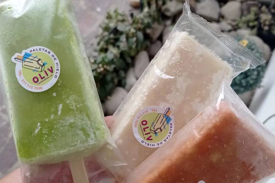 Paletas de Hielo Oliv