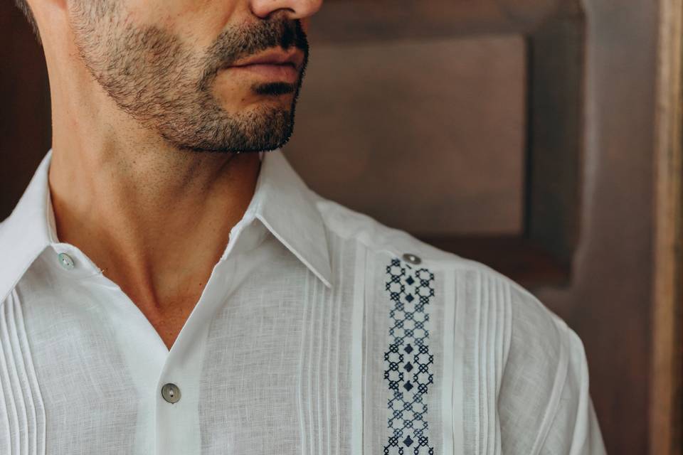 Guayabera 100% lino