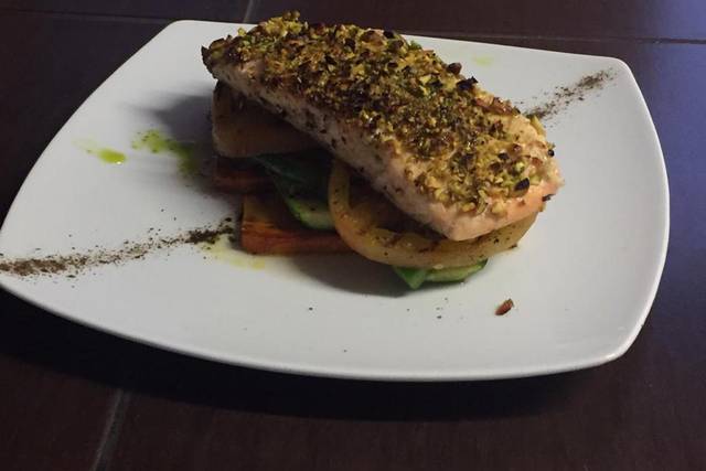 Salmón encostrado
