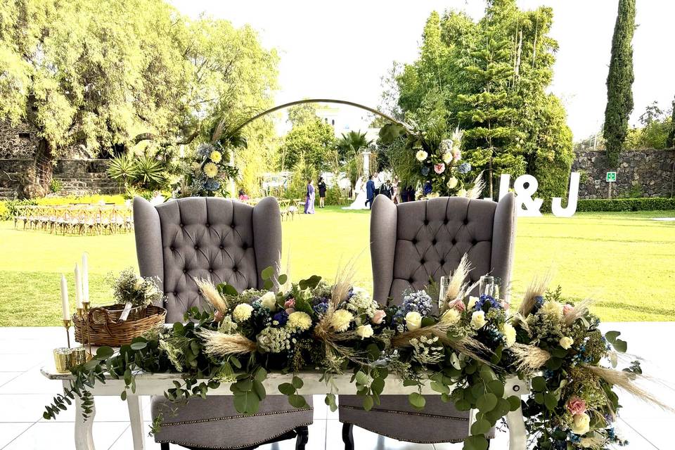 Mesa de novios
