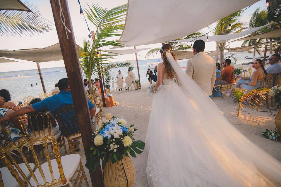 Ceremonia en la playa