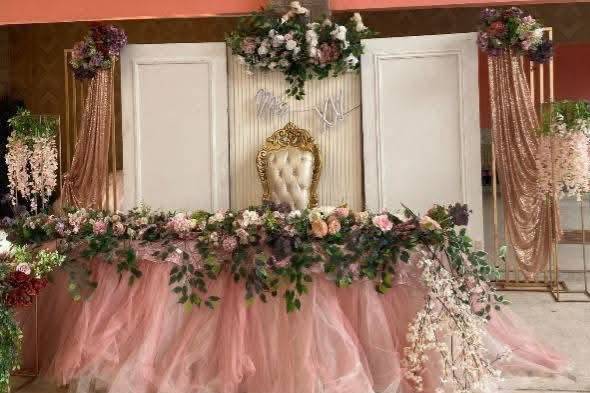 Mesa principal para Xv años