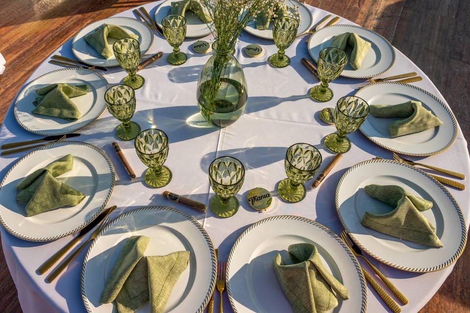 Coordinación de eventos a detalle