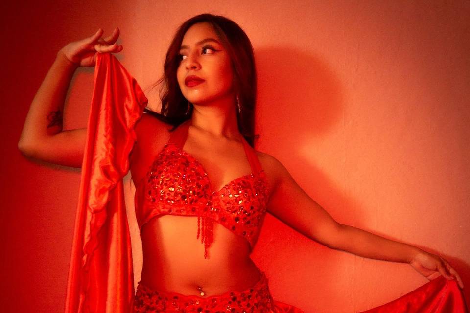 Show de Bellydance y Luces