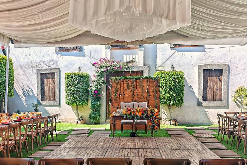 BOda carpa entelado