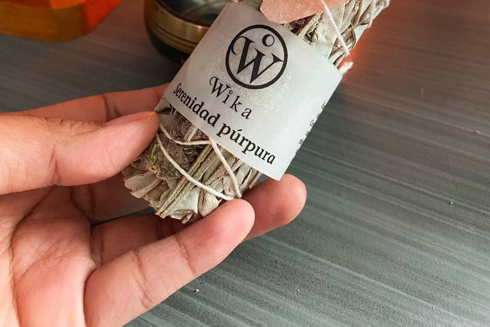 Sahumerio con sal del Himalaya