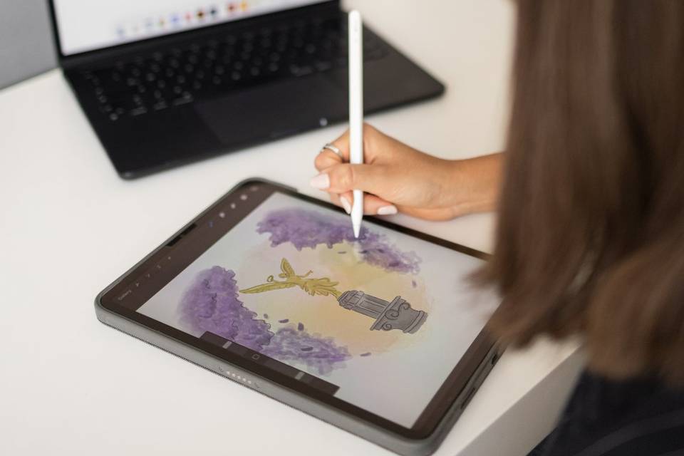 Invitación digital ilustrada