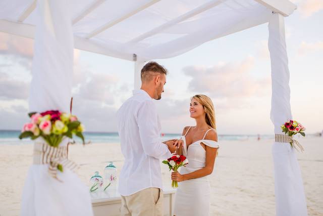 Gazebo en playa