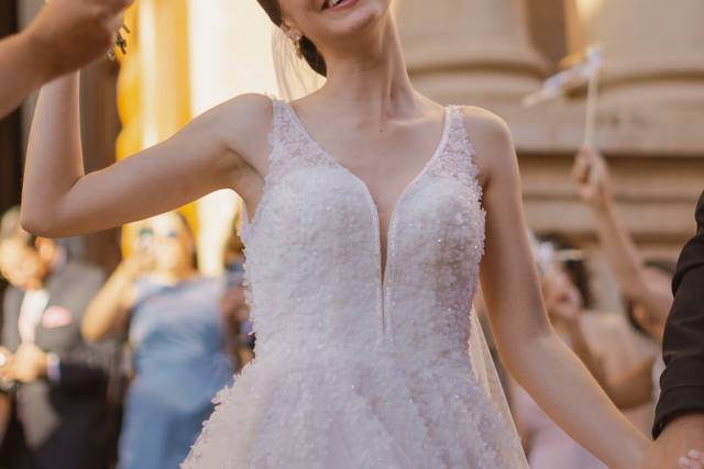 Novia feliz