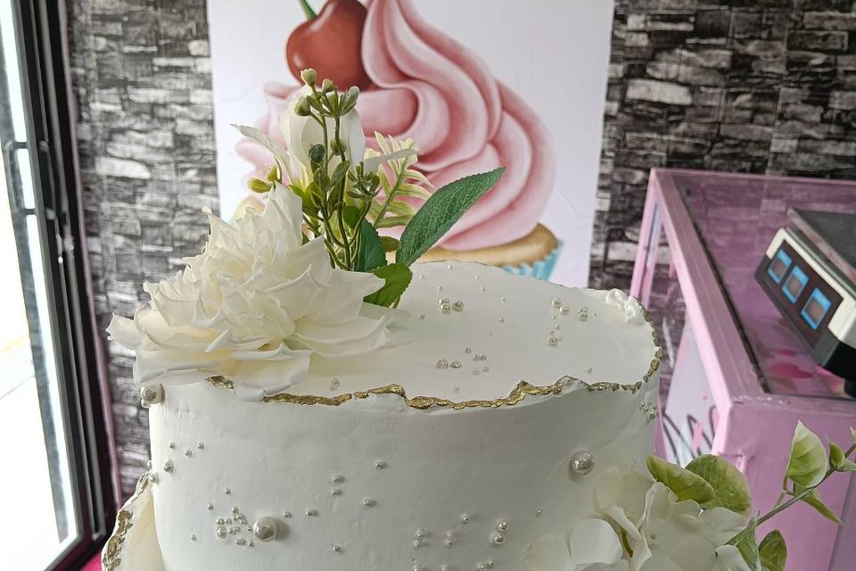 Pastel boda íntima