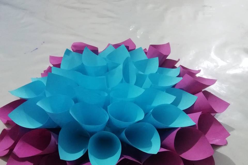 Flores de papel