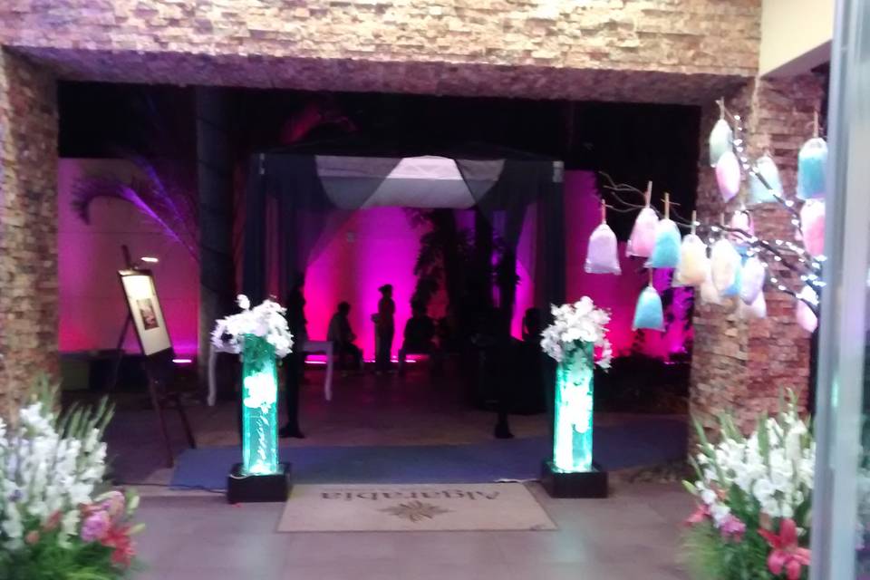 Entrada decorada