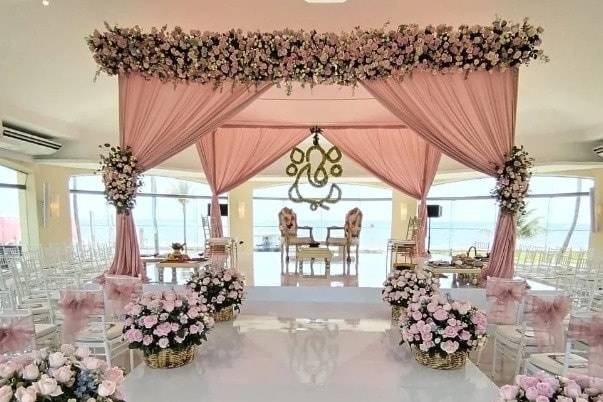 Decoración en rosa