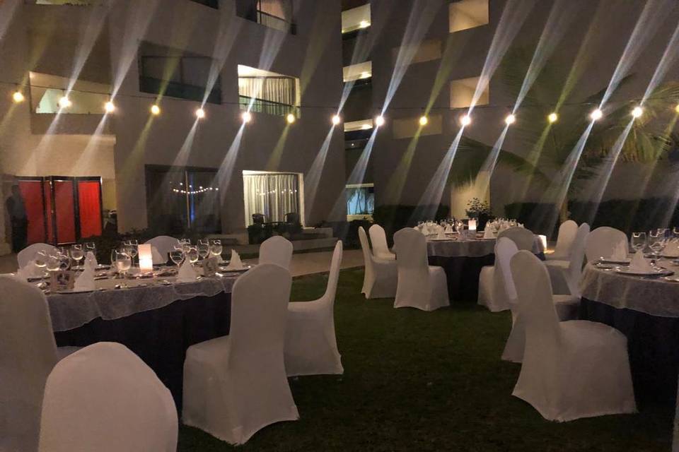 Fiesta en jardín
