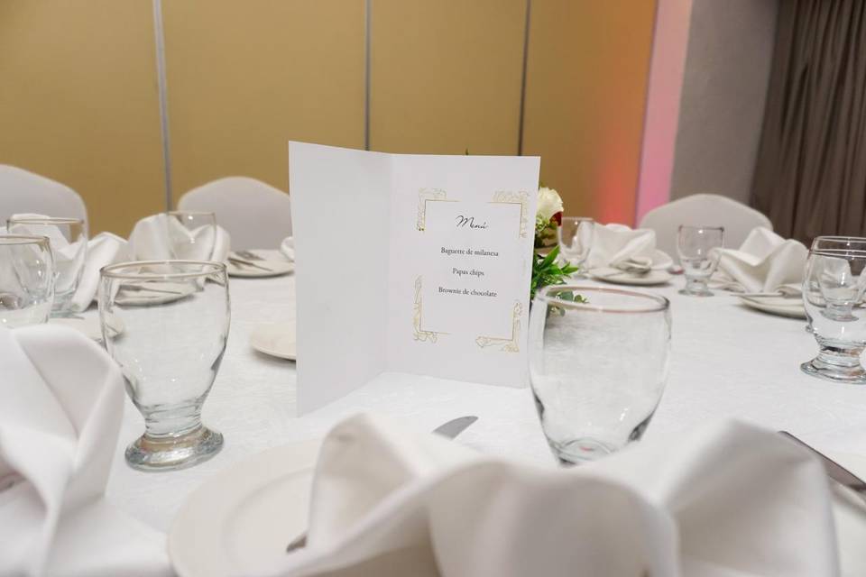 Mesas de invitados
